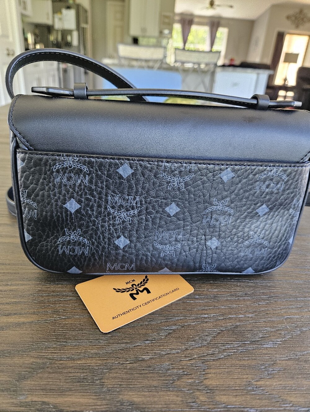 MCM NWT Tracy Black Leather Bag with NWT Tracy Wallet - Picture 2 of 13